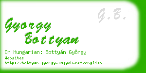 gyorgy bottyan business card